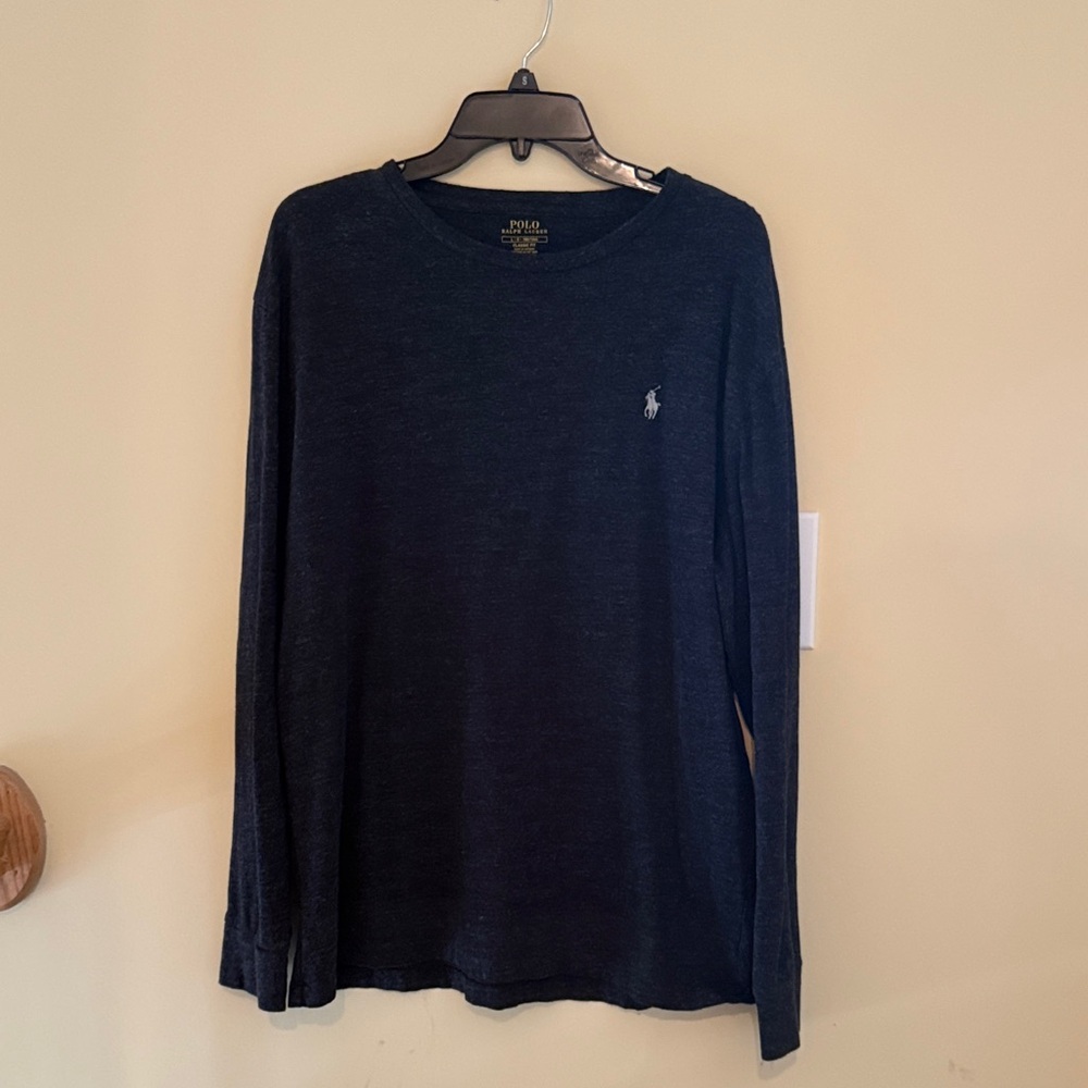 Polo Ralph Lauren Dark Gray  Long Sleeve Shirt